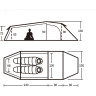 Палатка 2-местная NATUREHIKE OPALUS NH17L001-L 6976023924781 20D зеленый