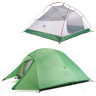 Палатка 3-местная NATUREHIKE СLOUD UP NH18T030-T 6927595765685 сверхлегкая + коврик 20D зеленый